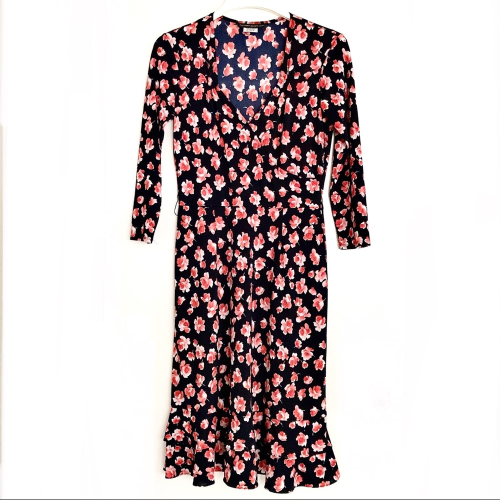 Donna Morgan Midi Floral Dress